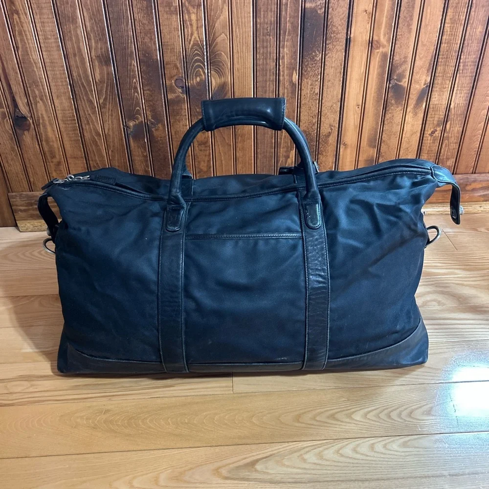 Black Coach 2 Way Boston Bag Luggage Duffle No. D0R-5497